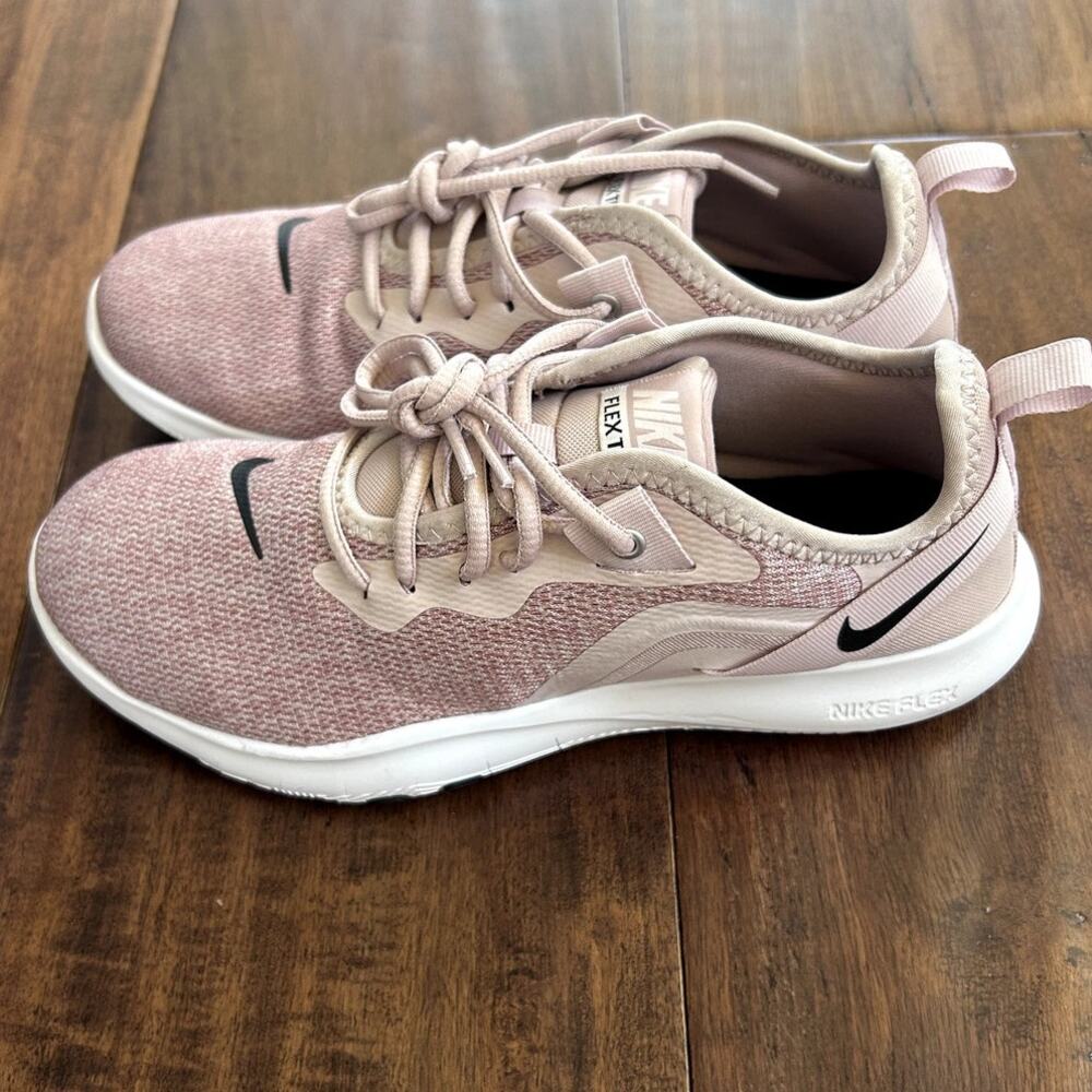 NIKE WOMENS SIZE 8 FLEX TRAINER 9 STONE MAUVE SNEAKERS AQ7491-200 - Picture 2 of 6